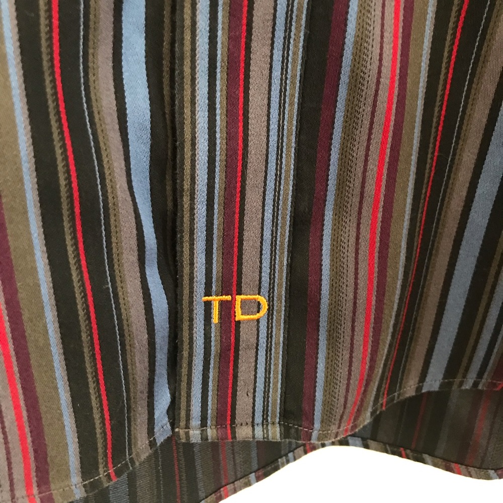 Thomas Dean Long Sleeve Button Up - image 3